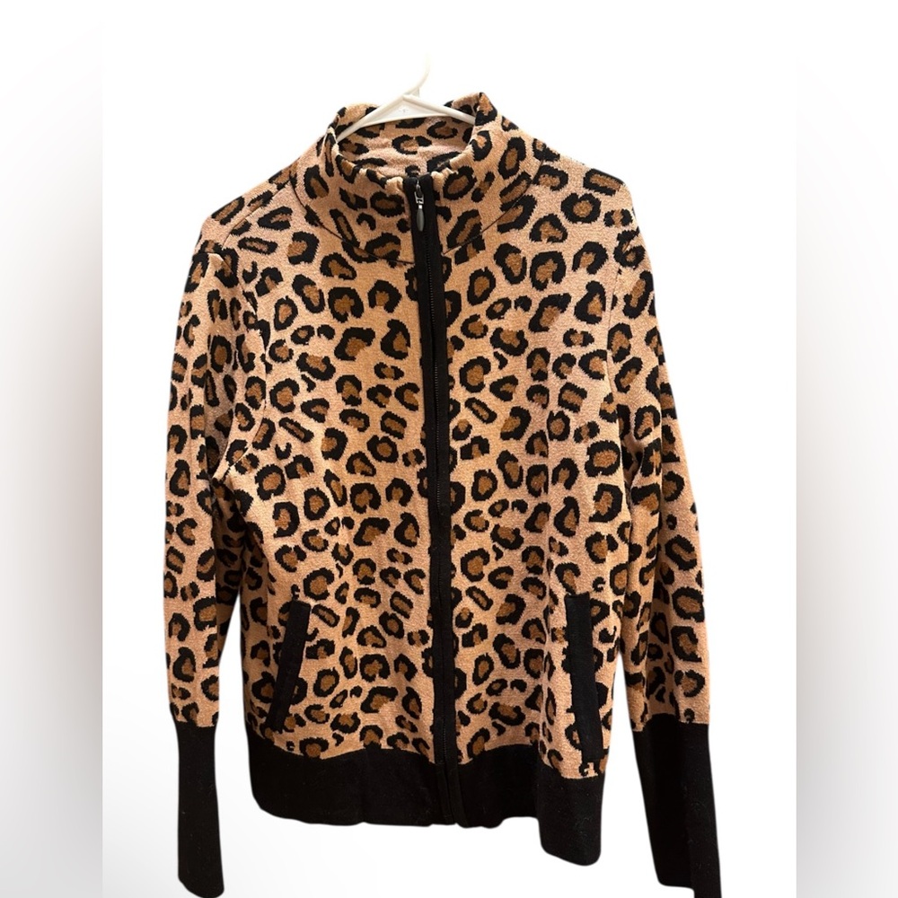 Rachel Zoe Animal Print Knit - Brown and Black